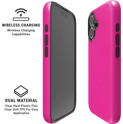 Magenta iPhone 16 Plus Magsafe Impact Case
